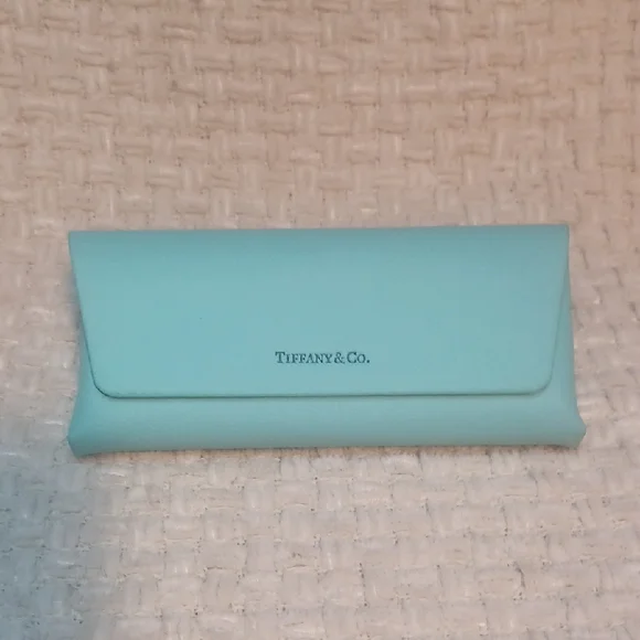 Tiffany & Co. Blue Eyeglass Case - Picture 1 of 4